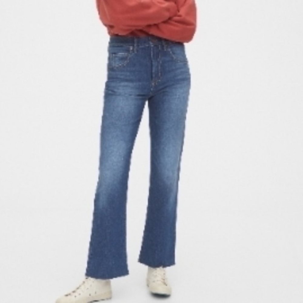 Gap NWT High‎ Rise Ankle Flare Jean